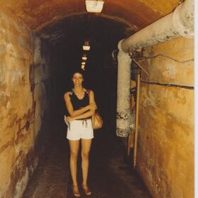 Me in tunnel at Casa Loma 6-79